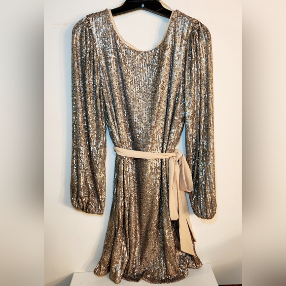 Gentle Fawn Dresses & Skirts - NWT! Platinum Juliet sparkle dress by Gentle Fawn in women's size med